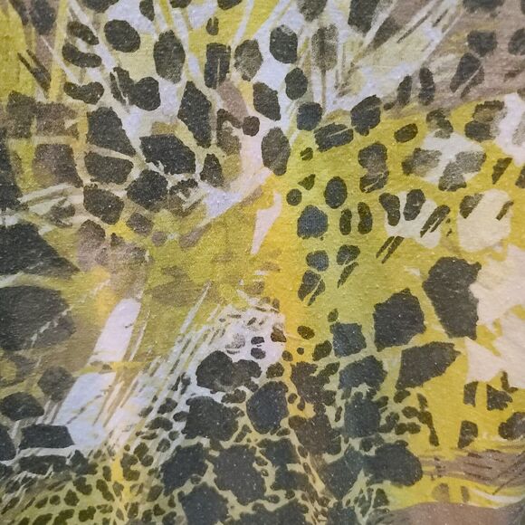 Hearts Of Palm Womens Blouse Multi-Color Size 2X Polyester Blend Stretch - Picture 10 of 12